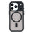 For iPhone 17 Pro Case Compatible with MagSafe TPU + PC Rubberized Finish Phone Cover - Black - 3