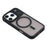 For iPhone 17 Pro Case Compatible with MagSafe TPU + PC Rubberized Finish Phone Cover - Black - 4