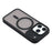 For iPhone 17 Pro Case Compatible with MagSafe TPU + PC Rubberized Finish Phone Cover - Black - 5