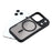 For iPhone 17 Pro Case Compatible with MagSafe TPU + PC Rubberized Finish Phone Cover - Black - 6
