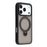 For iPhone 17 Pro Case Rotating Kickstand TPU + PC Magnetic Phone Cover - Black - 1