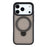 For iPhone 17 Pro Case Rotating Kickstand TPU + PC Magnetic Phone Cover - Black - 3