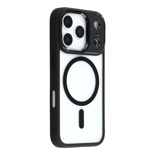FULEXIN For iPhone 17 Pro Max Case Compatible with MagSafe Anti Drop TPU + PC Phone Cover - Black - 1