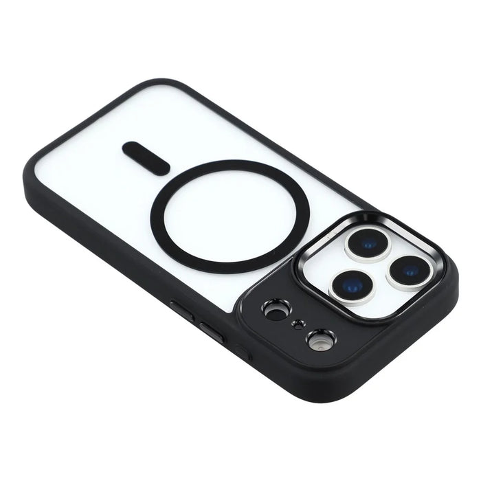 FULEXIN For iPhone 17 Pro Max Case Compatible with MagSafe Anti Drop TPU + PC Phone Cover - Black - 4