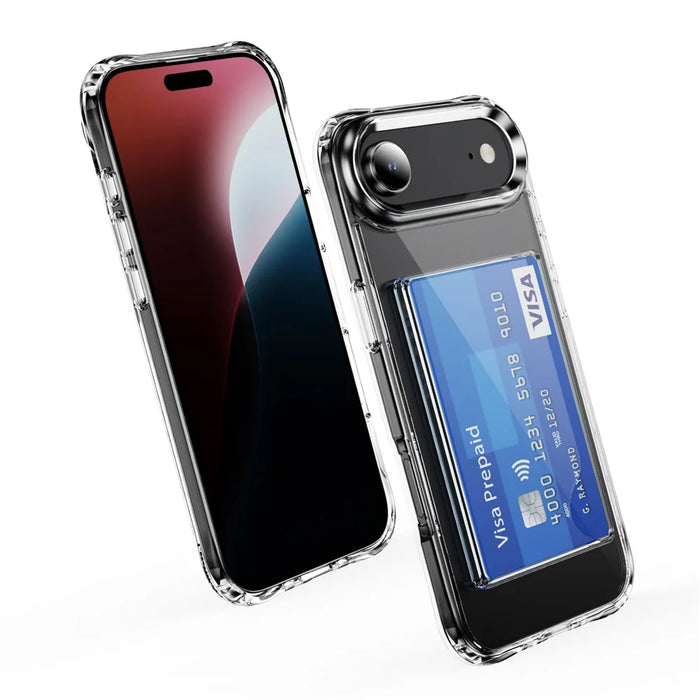 For iPhone Air Case Protective TPU Phone Cover with Card Holder - 2