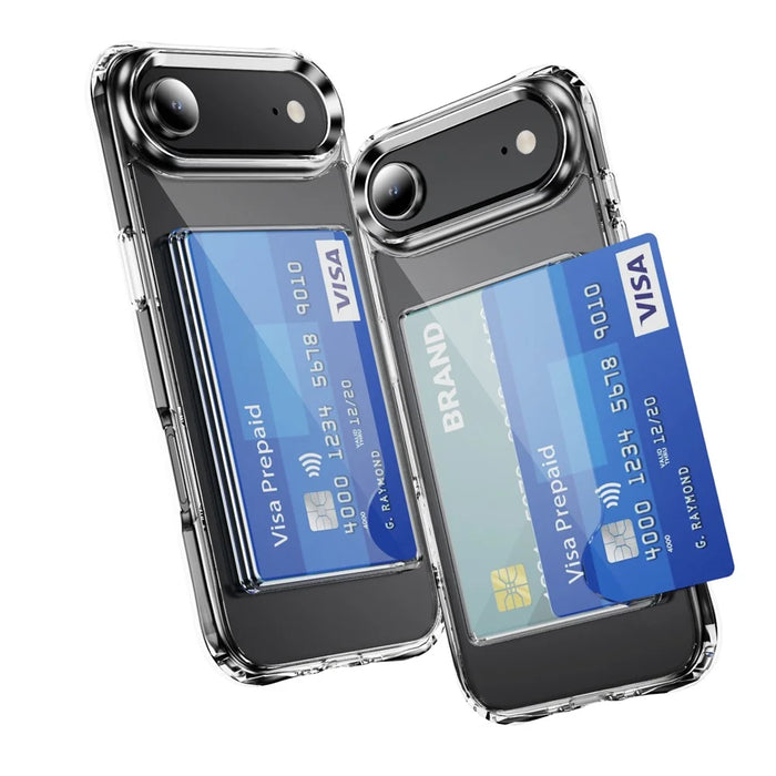 For iPhone Air Case Protective TPU Phone Cover with Card Holder - 3