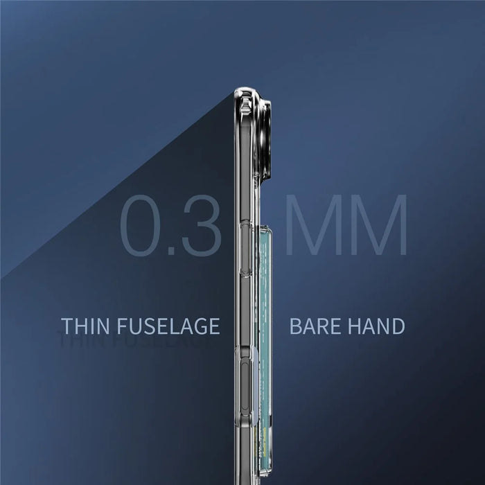 For iPhone Air Case Protective TPU Phone Cover with Card Holder - 6