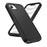 For iPhone 17e / 16e Case PC + Silicone + EVA 3 in 1 Shockproof Phone Cover - Black + Black - 2