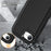 For iPhone 17e / 16e Case PC + Silicone + EVA 3 in 1 Shockproof Phone Cover - Black + Black - 5