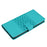 For iPhone 17 Case Rhombus Leather Horizontal Flip Phone Cover with Wrist Strap - Sky Blue - 4