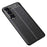 Litchi Texture Anti-drop Protective Case for Samsung Galaxy S23, Fingerprint-proof Cell Phone Cover - Black - 3