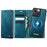 CASEME For iPhone 12 Pro Max 6.7 inch Case  C49  Compatible with MagSafe RFID Blocking Detachable Wallet Leather Phone Cover - Green - 1