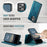CASEME For iPhone 12 Pro Max 6.7 inch Case  C49  Compatible with MagSafe RFID Blocking Detachable Wallet Leather Phone Cover - Green - 5