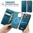 CASEME For iPhone 12 Pro Max 6.7 inch Case  C49  Compatible with MagSafe RFID Blocking Detachable Wallet Leather Phone Cover - Green - 6