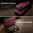 CASEME For Samsung Galaxy S22 5G Case  C49  Magnetic Case RFID Blocking Detachable Wallet Leather Phone Cover - Red - 7