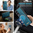 CASEME For Samsung Galaxy S25 Edge Case  C49  Magnetic Case RFID Blocking Detachable Wallet Leather Phone Cover - Green - 3