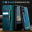 CASEME For Samsung Galaxy S25 Edge Case  C49  Magnetic Case RFID Blocking Detachable Wallet Leather Phone Cover - Green - 4