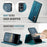 CASEME For Samsung Galaxy S25 Edge Case  C49  Magnetic Case RFID Blocking Detachable Wallet Leather Phone Cover - Green - 5