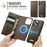 CASEME For iPhone 14 Pro Case  C49  Compatible with MagSafe RFID Blocking Detachable Wallet Leather Phone Cover - Coffee - 5