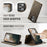 CASEME For iPhone 14 Pro Case  C49  Compatible with MagSafe RFID Blocking Detachable Wallet Leather Phone Cover - Coffee - 6