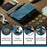 CASEME For Google Pixel 10 Pro XL Phone Cases with Strap  C30 Zipper Multiple Card Holder PU Leather Cover - Blue - 5