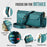 CASEME For Google Pixel 10 Pro / 10 / 9 Pro / 9 Leather Case  C36 Zipper 10 Card Slots Phone Cover with Straps - Green - 3