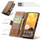 CASEME For Google Pixel 10 Pro / 10 / 9 Pro / 9 Case  023 Series RFID Blocking Leather Wallet Stand Phone Cover - Brown - 2