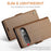 CASEME For Google Pixel 10 Pro / 10 / 9 Pro / 9 Case  023 Series RFID Blocking Leather Wallet Stand Phone Cover - Brown - 5