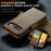 CASEME For Google Pixel 10 Pro / 10 / 9 Pro / 9 Case  023 Series RFID Blocking Leather Wallet Stand Phone Cover - Brown - 7
