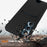 For Realme C65 4G Case Liquid Silicone Card Holder Back Phone Cover with Lanyard - Black - 2