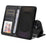 For Samsung Galaxy S25 FE Case Wallet PU Leather Folio Flip Phone Cover - Black - 2