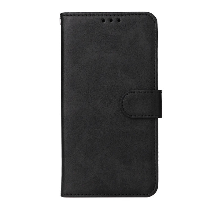 For Samsung Galaxy S25 FE Case Wallet PU Leather Folio Flip Phone Cover - Black - 3