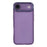 For iPhone Air Case Electroplated Camera Frame TPU Phone Cover - Transparent Purple - 3