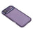 For iPhone Air Case Electroplated Camera Frame TPU Phone Cover - Transparent Purple - 4