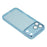 For iPhone 17 Pro Max Case Electroplated Camera Frame TPU Phone Cover - Transparent Blue - 5