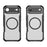 For iPhone Air Case Compatible with MagSafe Hybrid Phone Cover Carbon Fiber - Black - 2