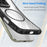 For iPhone Air Case Compatible with MagSafe Hybrid Phone Cover Carbon Fiber - Black - 4