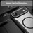 For iPhone Air Case Compatible with MagSafe Hybrid Phone Cover Carbon Fiber - Black - 6