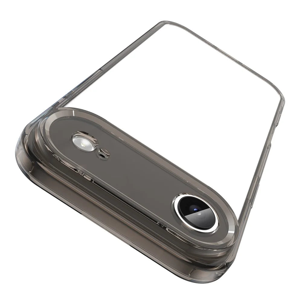 For iPhone Air Case TPU + Acrylic Phone Back Cover Anti Yellowing - Black - 2