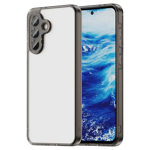 For Samsung Galaxy A36 5G Case TPU + Acrylic Phone Back Cover Anti Yellowing - Black - 1