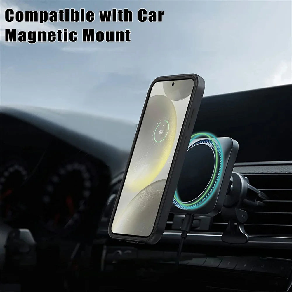 For Samsung Galaxy A36 5G / A56 5G Case Acrylic + TPU Clear Phone Cover with PET Screen Film - Black - 5