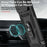 For iPhone 17 Pro Case PC + TPU Phone Cover with Lens Protection Kickstand - Black - 5