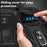 For iPhone 17 Pro Case PC + TPU Phone Cover with Lens Protection Kickstand - Black - 7