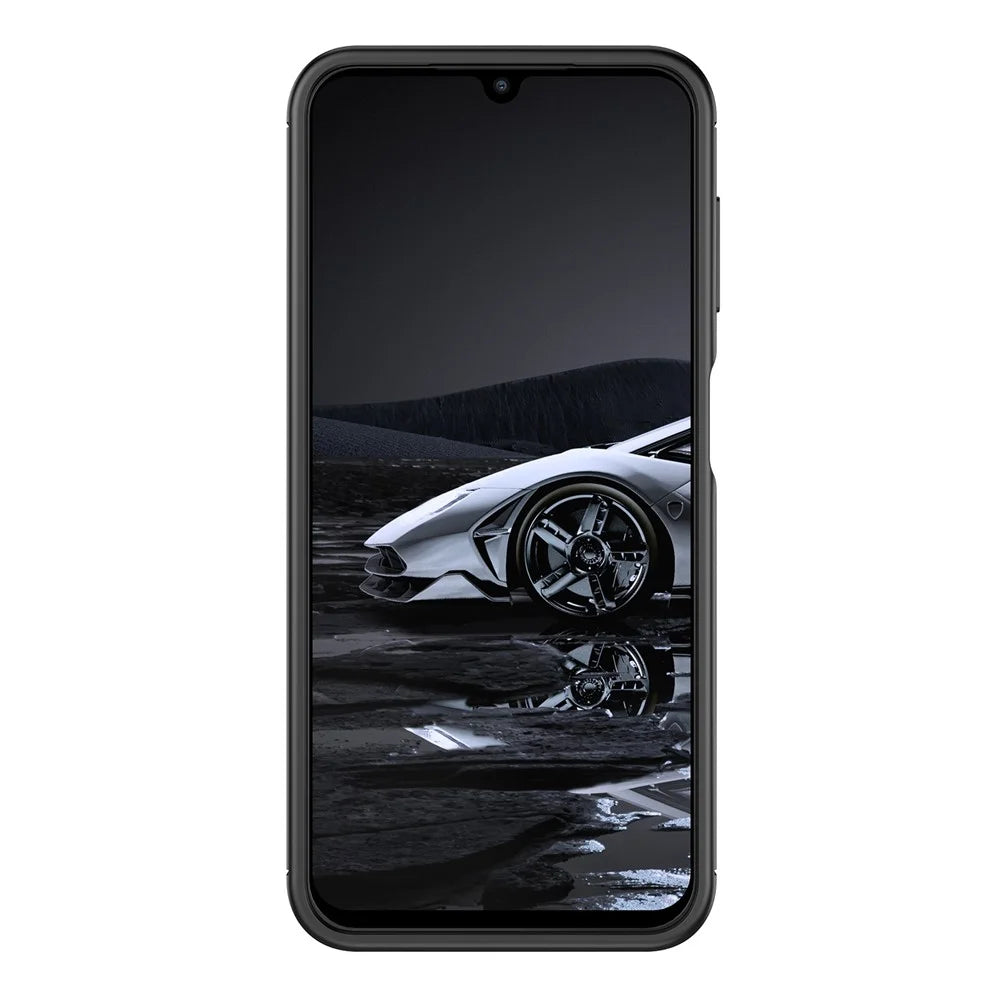 Litchi Texture TPU Case for Samsung Galaxy A14 5G / 4G, Anti-fingerprint Drop-proof Protective Phone Cover - Black - 3