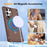 For Samsung Galaxy S24 Ultra Magnetic Case Kickstand TPU + PC Shockproof Phone Back Cover - Gold - 5