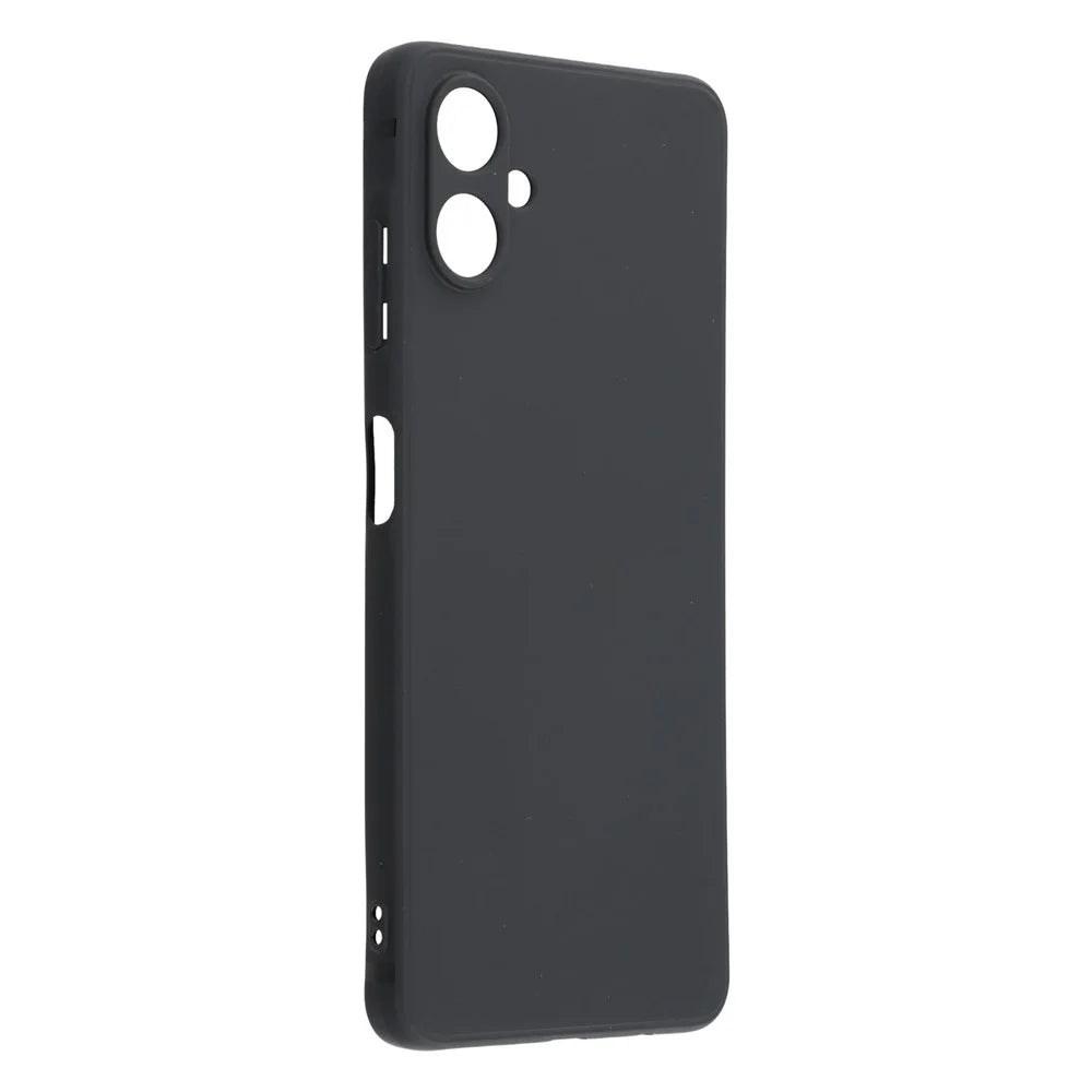 For Samsung Galaxy A08 5G / A08 4G / A07 4G Case Precise Cutouts Straight Edge TPU Shockproof Phone Cover - Black - 2