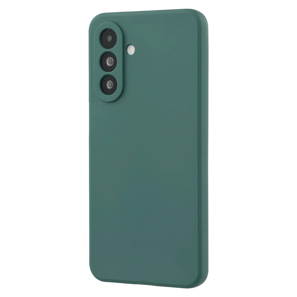 For Samsung Galaxy A18 5G / A18 4G / A17 5G / A17 4G Case Precise Cutouts Straight Edge TPU Shockproof Phone Cover - Army Green - 3