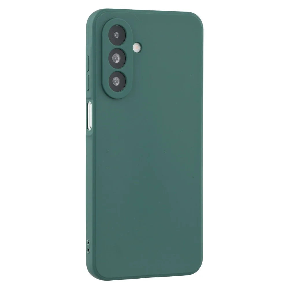 For Samsung Galaxy A18 5G / A18 4G / A17 5G / A17 4G Case Precise Cutouts Straight Edge TPU Shockproof Phone Cover - Army Green - 4
