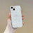 For iPhone 14 Case Pearl Butterfly Design Clear TPU Phone Cover - 4