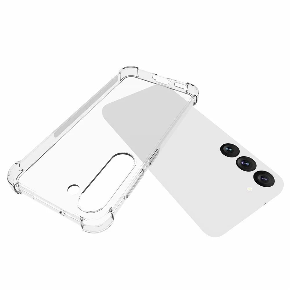 For Samsung Galaxy S23 Mobile Phone Shell Shockprook TPU Cover Textured Four Corners Drop-resistant Back Case - 3